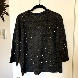 Zara Pearl Sweater